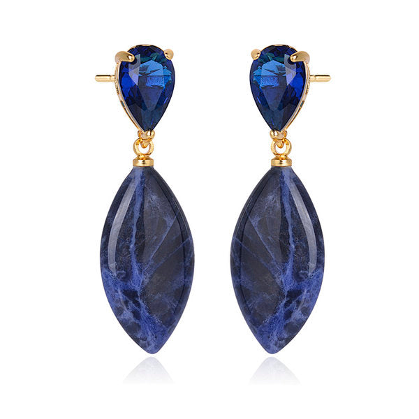 Abike Sodalite Gemstone Drop Earring